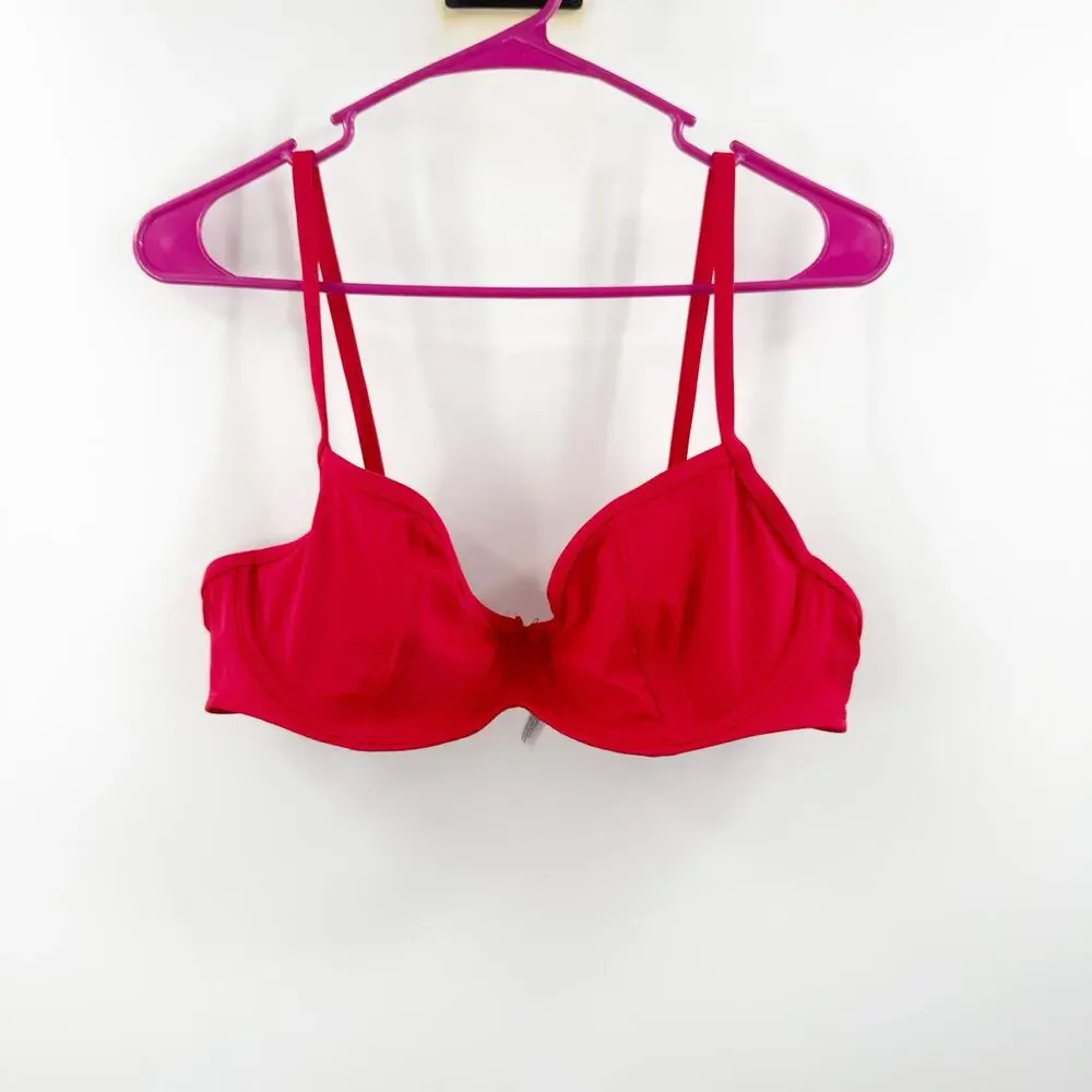 Frankies Bikinis x Victorias Secret Pink Bikini Top Size XL Underwire Swim NWT